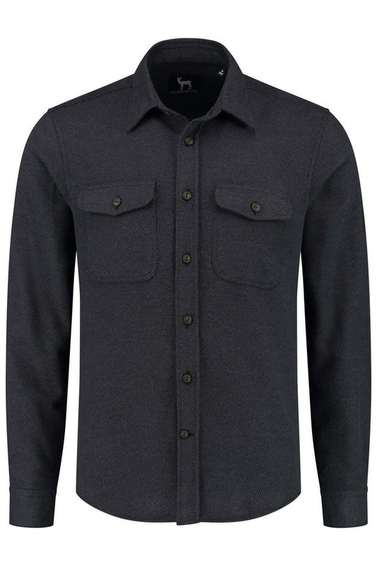 Overshirt antra - Katoenen overshirt met knopen en twee borstzakken voor ademend comfort.