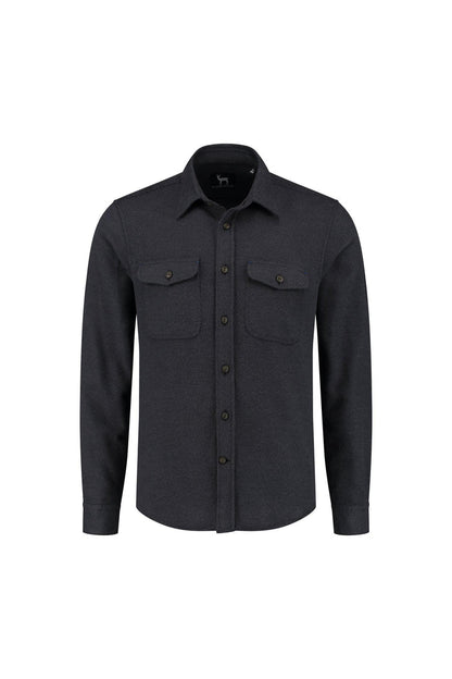 Overshirt antra, katoenen overshirt met knopen en twee borstzakken, ademend comfort.