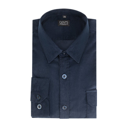 Overshirt corduroy blauw