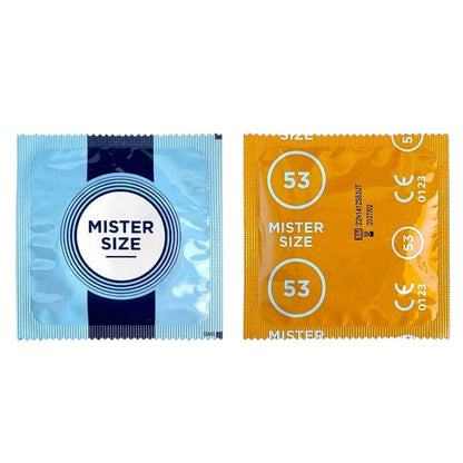 Pachet pentru bărbați: Capsule afrodisiace MARATON FORTE, 4 buc + Prezervativ ultra-subțire MISTER SIZE 53, 1 buc