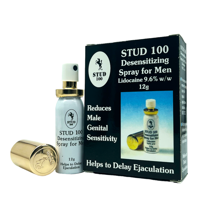 Pachet pentru bărbați: Capsule afrodisiace MARATON FORTE, 4 buc + Spray Delay STUD 100 Original, 12 ml