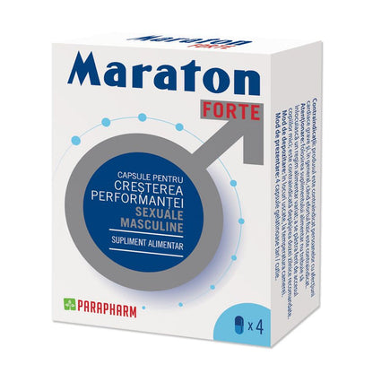 Pachet pentru bărbați: Capsule afrodisiace MARATON FORTE, 4 buc + Spray Delay Super DRAGON 6000, 12 ml