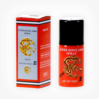 Pachet pentru bărbați: Capsule potență Power V8, 4 buc + Spray Super Dooz 34000, 45 ml