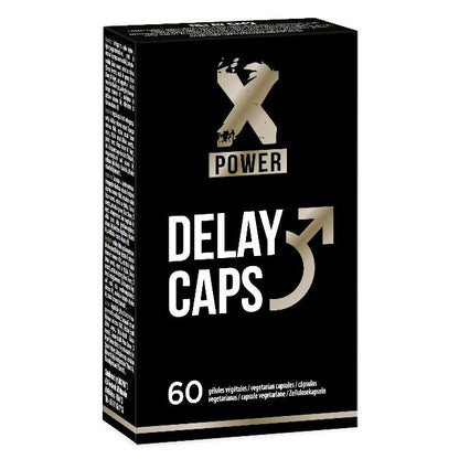 Pachet pentru bărbați: Capsule Xpower Delay Caps, 60 buc + Gel XPower Delay, 60 ml