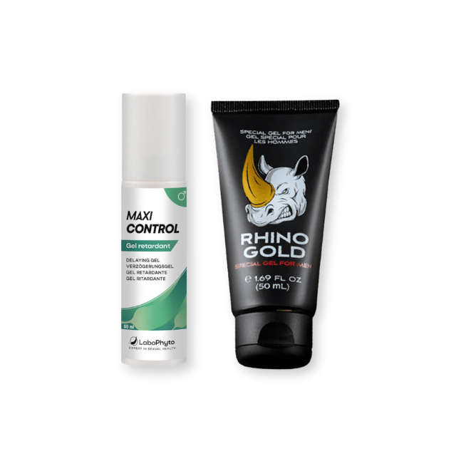 Pachet pentru bărbați: Gel LABOPHYTO MaxiControl, 60 ml + Gel Rhino Gold Original, 50 ml