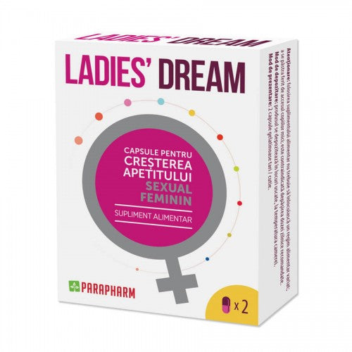 Pachet pentru cupluri: Capsule afrodisiace MARATON FORTE, 4 buc + Capsule afrodisiace LADIES DREAM, 2 buc