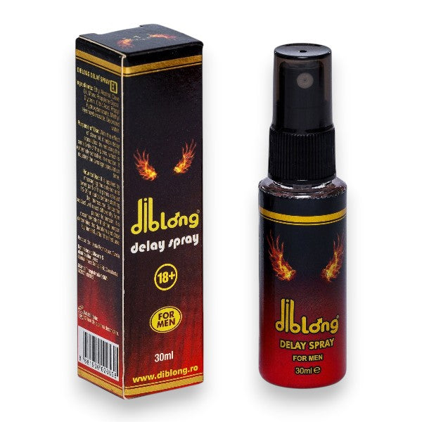 Pachet pentru cupluri: Spray bărbați DIBLONG Delay Spray, 1 buc + Gel stimulare clitoris Liona by Moma Libido, 1 buc