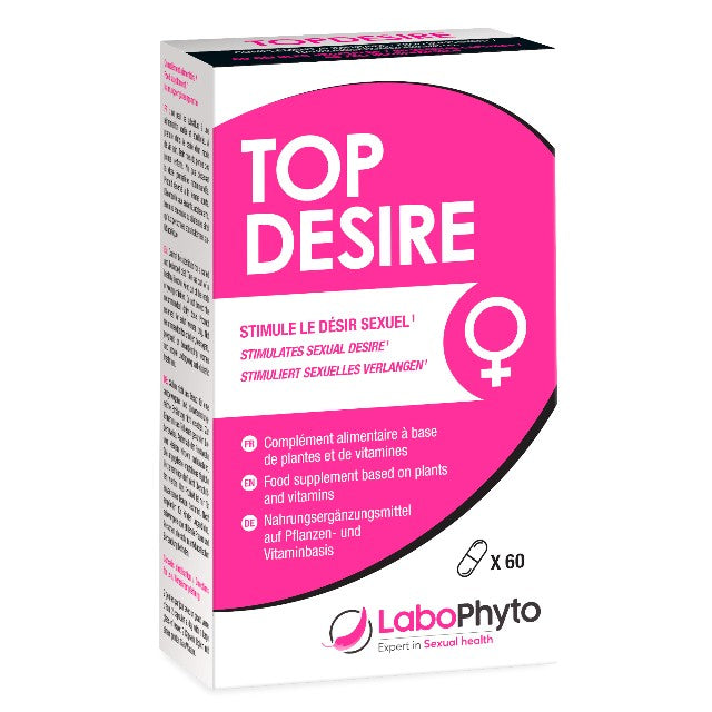 Pachet pentru femei: Capsule LaboPhyto Top Desire, 60 buc + Gel LaboPhyto Top Desire, 60 ml