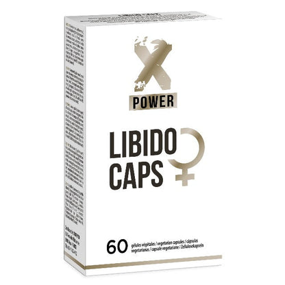Pachet pentru femei: Capsule XPower Libido Caps, 60 buc + Gel XPower Stimulating Clitorial Gel, 60 ml