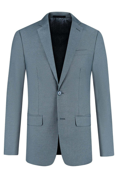 Pak 2-delig Midnight Teal - Modern donker teal blazer met twee zakken, elegant en stijlvol.