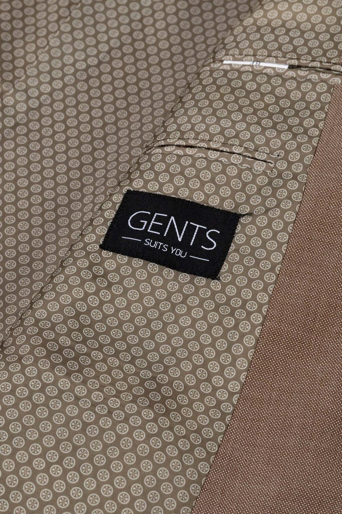 Pak 2-delig Pinhead Brown detail met GENTS label op de voering.