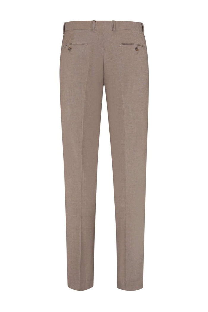 Pak 2-delig Pinhead Brown - Lange bruine broek met knoopsluiting en functionele zakken.