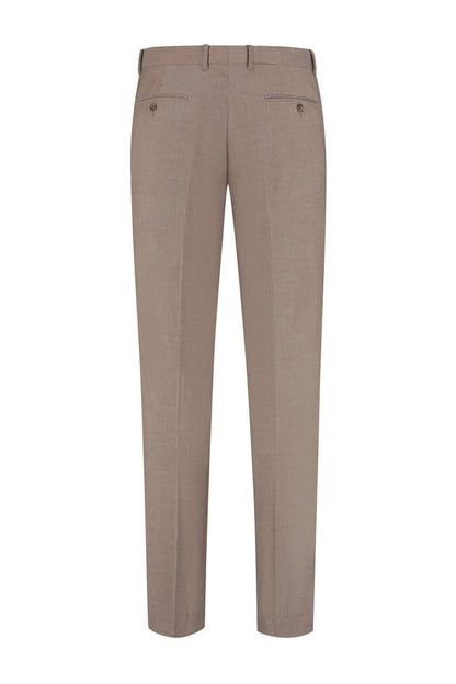 Pak 2-delig Pinhead Brown - Lange bruine broek met knoopsluiting en functionele zakken.