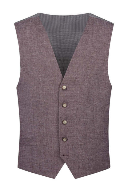 Pak 3-D linnenlook rozijn rood