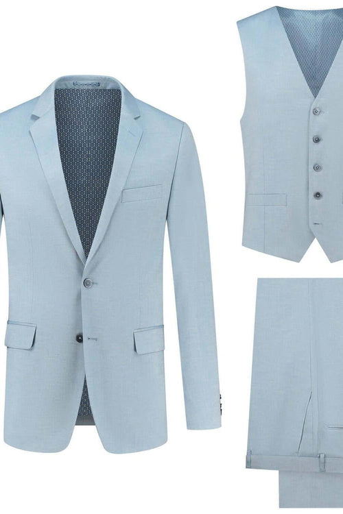 Pak 3-D wolmix ijs-blauw