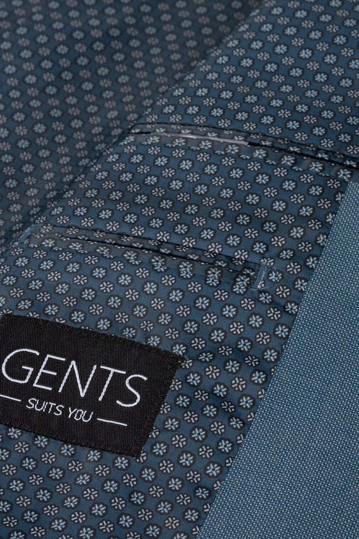Detail of Pak petrol blauw fabric showing modern design and professional finish.