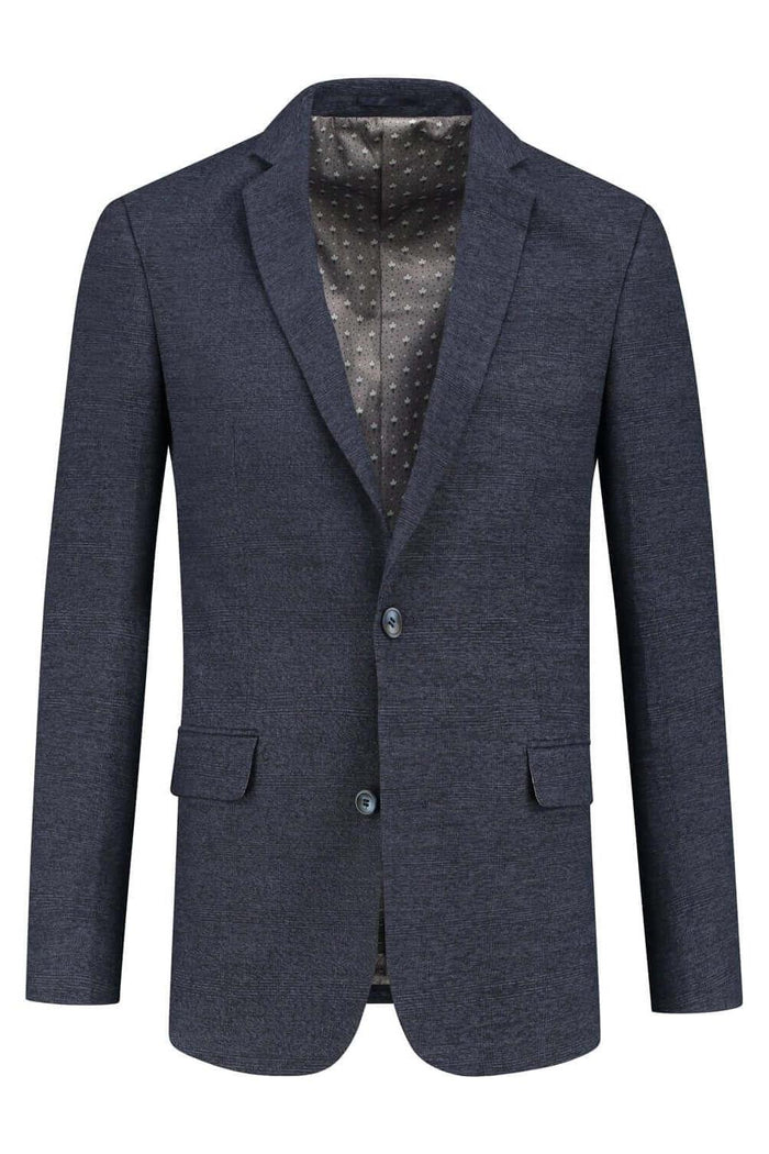 Pak ruit stretch blauw