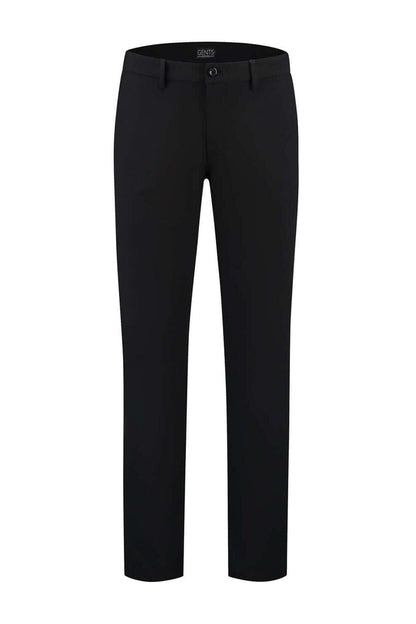 Pantalon comfort stretch zwart MixMatch, zwarte broek met comfort-stretch en zakken voor bewegingsvrijheid.