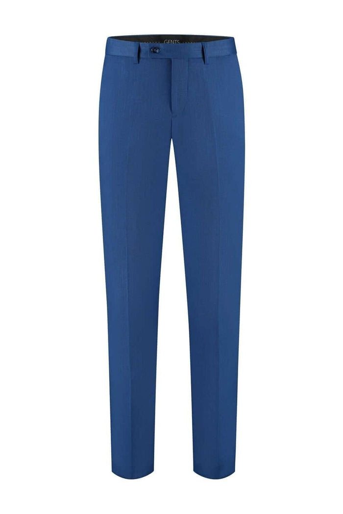 Pantalon linnenlook blauw