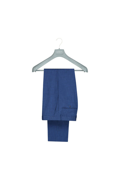 Pantalon linnenlook blauw