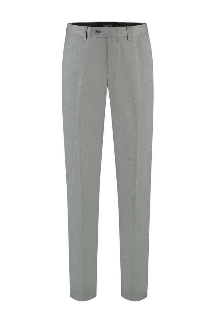 Pantalon linnenlook grijs
