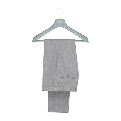 Pantalon linnenlook grijs