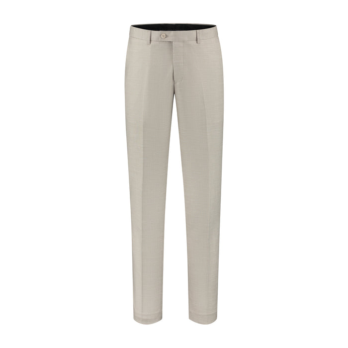 Pantalon linnenlook zand