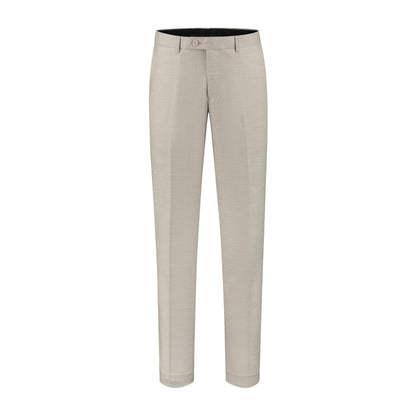 Pantalon linnenlook zand