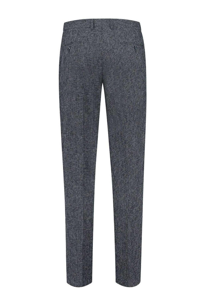 Pantalon melange navy