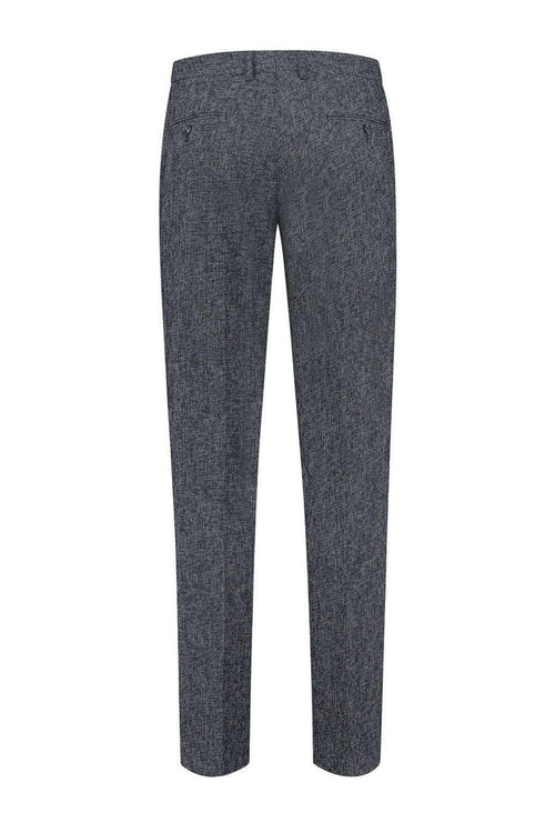 Pantalon melange navy