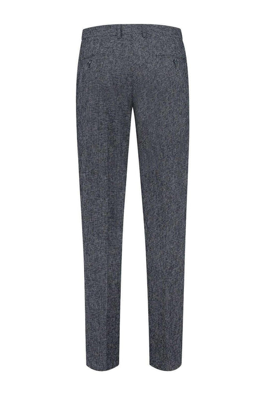 Pantalon melange navy