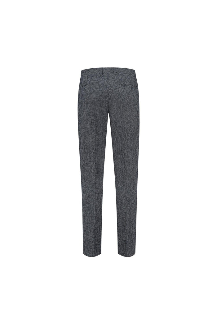 Pantalon melange navy