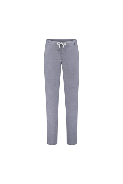 Pantalon pied-de-poule blauw