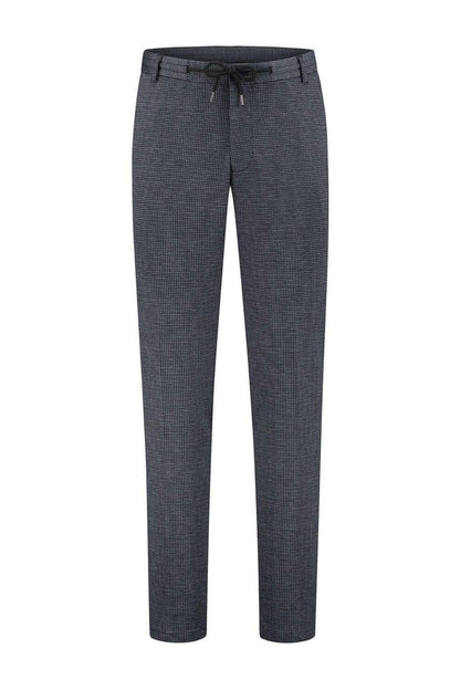 Pantalon pied-de-poule navy