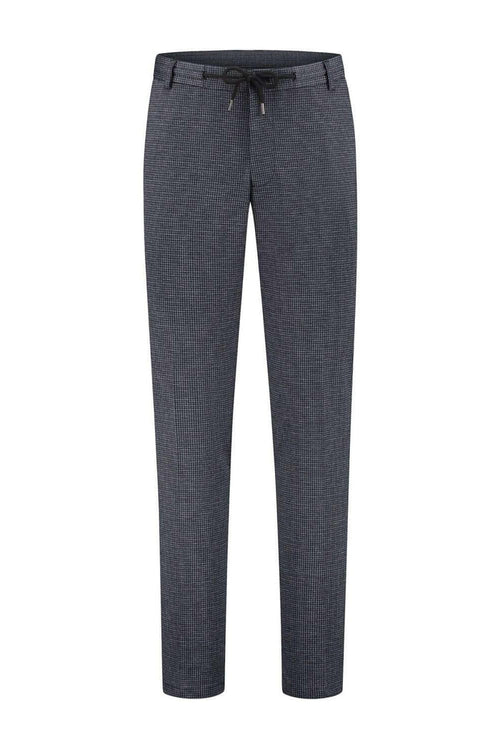 Pantalon pied-de-poule navy