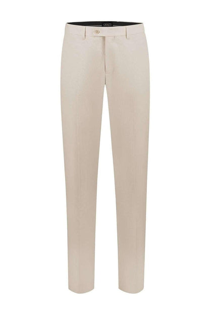 Pak 2-delig stretch beige fashionable stretch pants in a light beige color, perfect for modern casual outfits.