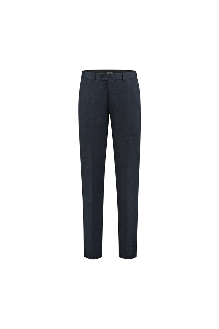Pantalon stretch miniruit blauw