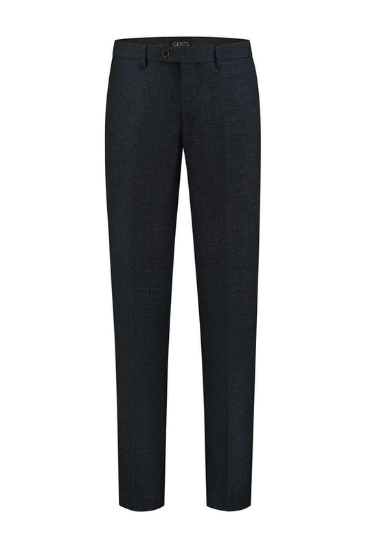 Pantalon structuur blauwbruin