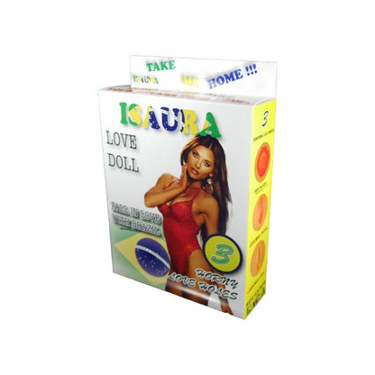 Păpușă gonflabilă B-SERIES Isaura Love Doll, bust conturat, 3 orificii pentru penetrare, mărime naturală, șatenă