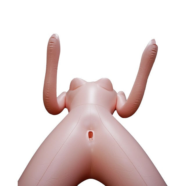 Păpușă gonflabilă B-SERIES Isaura Love Doll, bust conturat, 3 orificii pentru penetrare, mărime naturală, șatenă