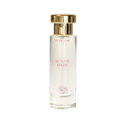 Parfum cu feromoni EYE OF LOVE Sunny Daze, pentru femei, note de bergamotă, trandafir de Damasc și iasomie, roz, 30 ml