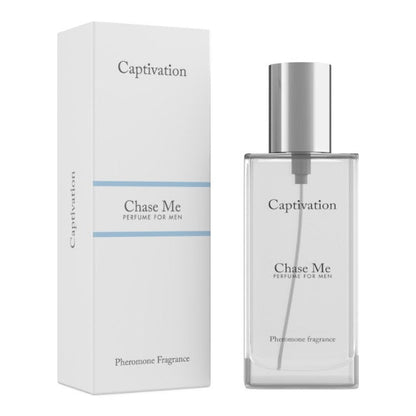 Parfum cu feromoni pentru bărbați CAPTIVATION Chase Me, cu note citrice și florale, alb, 30 ml