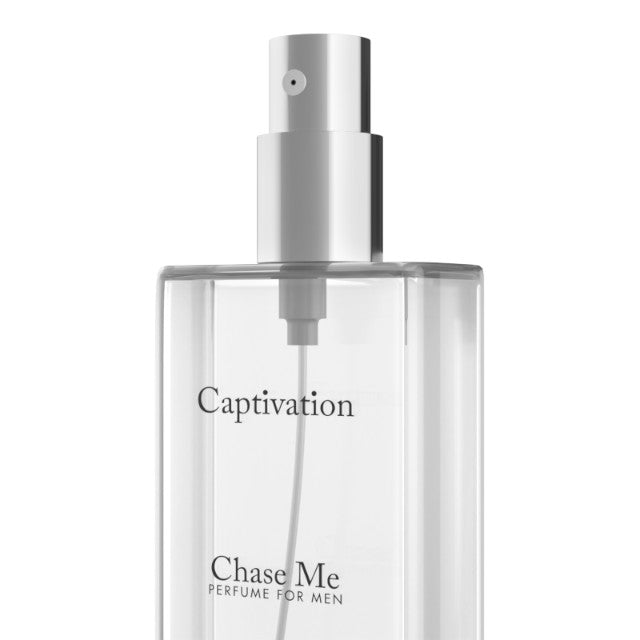 Parfum cu feromoni pentru bărbați CAPTIVATION Chase Me, cu note citrice și florale, alb, 30 ml