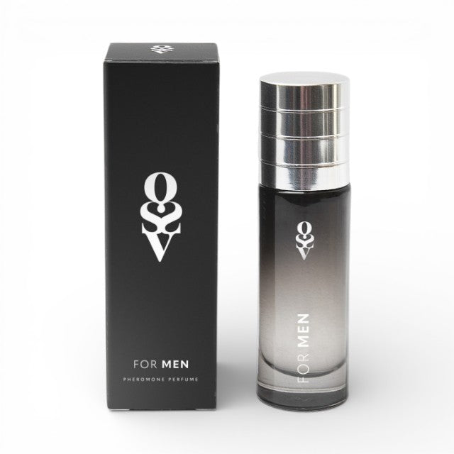 Parfum cu feromoni pentru bărbați OBSESSIVE for Men, note de portocală, iasomie, bergamotă, mosc alb, 10 ml