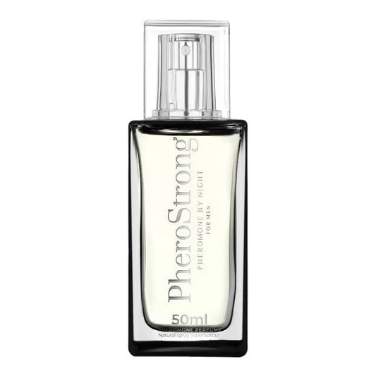 Parfum cu feromoni PHEROSTRONG By Night For Men, pentru bărbați, note de grepfrut, mandarină și patchouli, 50 ml