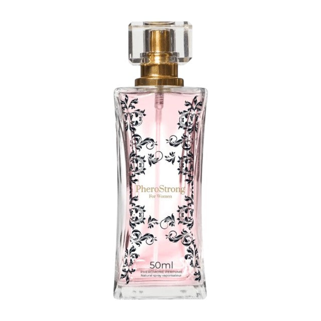 Parfum cu feromoni PHEROSTRONG For Women, pentru femei, cu note de mosc, iasomie și lămâie, 50 ml