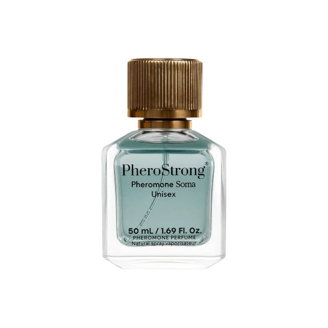 Parfum cu feromoni PHEROSTRONG Soma, unisex, cu note de tutun, cafea neagră și lemn de santal, 50 ml
