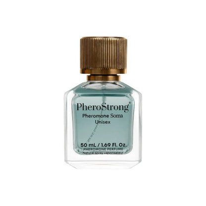 Parfum cu feromoni PHEROSTRONG Soma, unisex, cu note de tutun, cafea neagră și lemn de santal, 50 ml