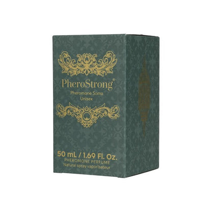 Parfum cu feromoni PHEROSTRONG Soma, unisex, cu note de tutun, cafea neagră și lemn de santal, 50 ml