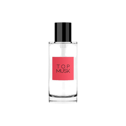 Parfum cu feromoni RUF Top Musk For Men, pentru bărbați, cu note de lămâie, pin și lemn de cedru, 50 ml